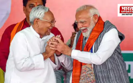 सिवान में पीएम मोदी की गरज: कांग्रेस-आरजेडी पर हमला, बिहार को दी योजनाओं की सौगात