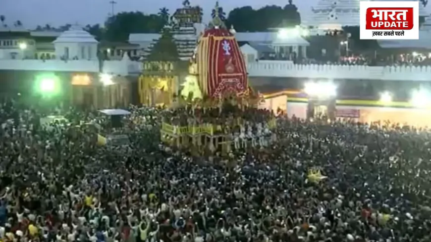 पुरी में जगन्नाथ रथ यात्रा के दौरान भगदड़, 581 श्रद्धालु घायल — रथ खींचने के दौरान हुआ हादसा
