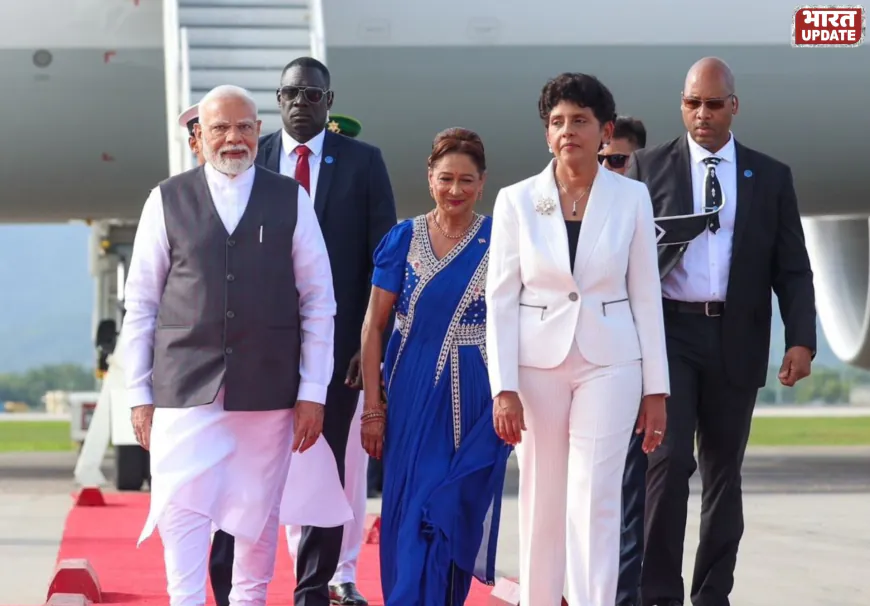 PM मोदी का विदेश दौरा: त्रिनिदाद और टोबैगो में चंद्रयान 3, रामायण और बिहार की विरासत पर संबोधन